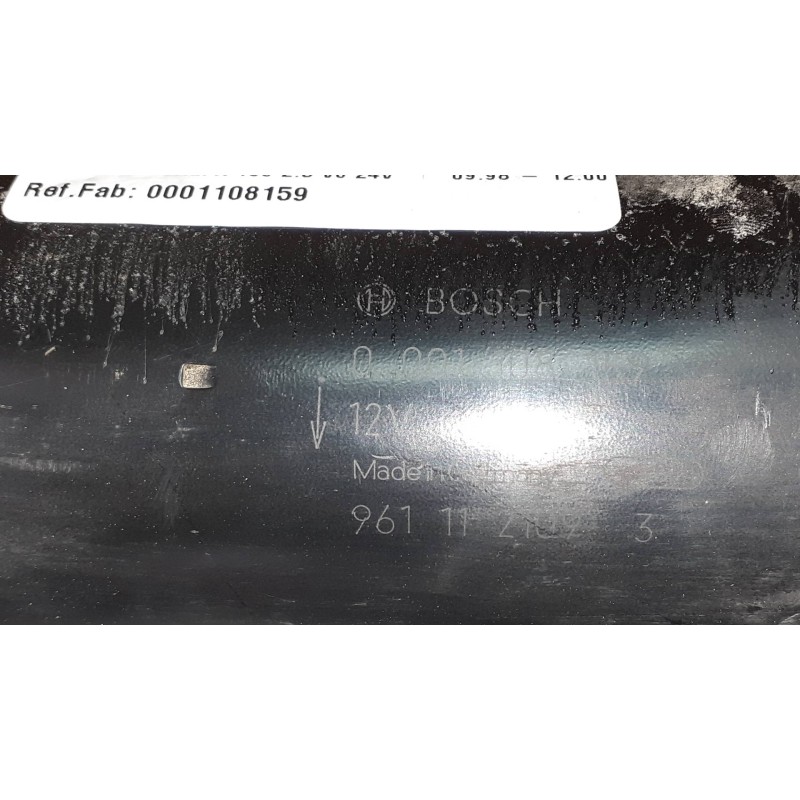 Recambio de motor arranque para alfa romeo 166 2.5 v6 24v referencia OEM IAM 0001108159 9611121093 BOSCH