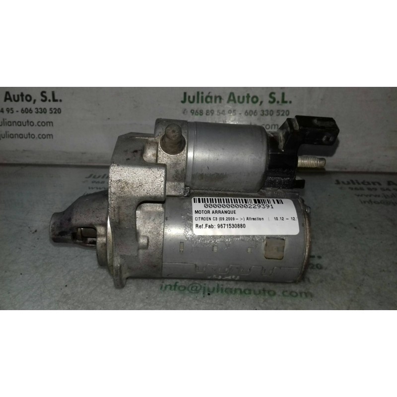 Recambio de motor arranque para citroen c3 attraction referencia OEM IAM 9671530880 CL3 DENSO