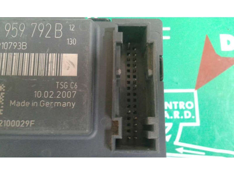 Recambio de modulo confort para audi q7 (4l) 3.0 tdi referencia OEM IAM 4L0959792B DEL-DECH TEMIC