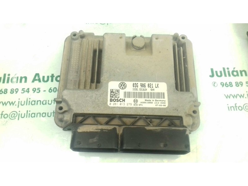 Recambio de centralita motor uce para seat leon (1p1) reference referencia OEM IAM 03G906021LK 0281013279 KIT - BOSCH
