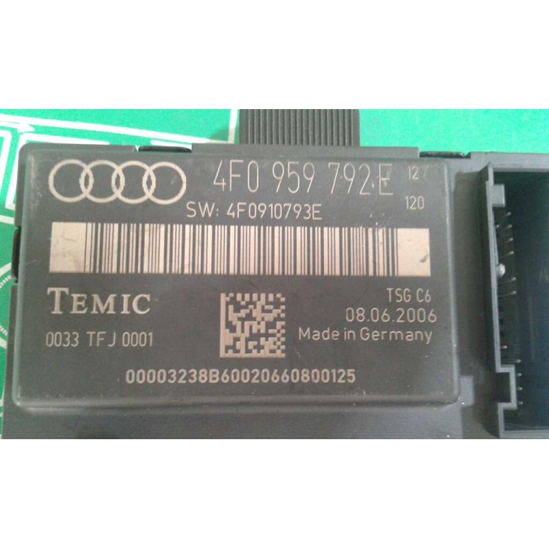 Recambio de modulo confort para audi a6 berlina (4f2) 3.0 tdi quattro (171kw) referencia OEM IAM 4F0959792E DEL-DECH TEMIC