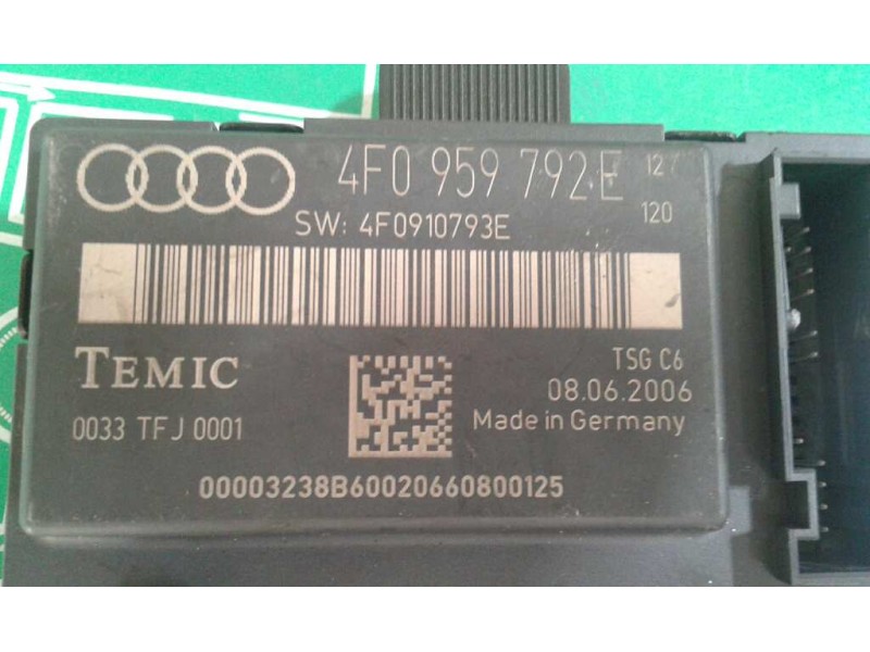 Recambio de modulo confort para audi a6 berlina (4f2) 3.0 tdi quattro (171kw) referencia OEM IAM 4F0959792E DEL-DECH TEMIC