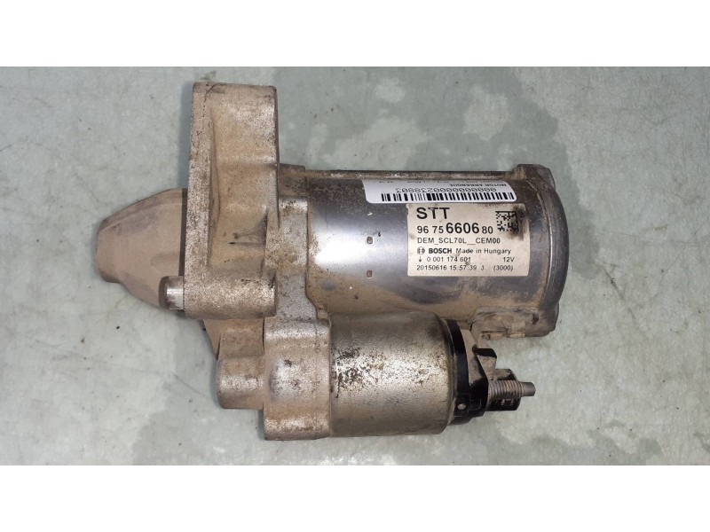 Recambio de motor arranque para peugeot 2008 (--.2013) allure referencia OEM IAM 0001174601 9675660680 BOSCH