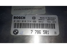 Recambio de centralita motor uce para bmw serie 7 (e38) 730d automático referencia OEM IAM 0281010314 7786581 BOSCH 2