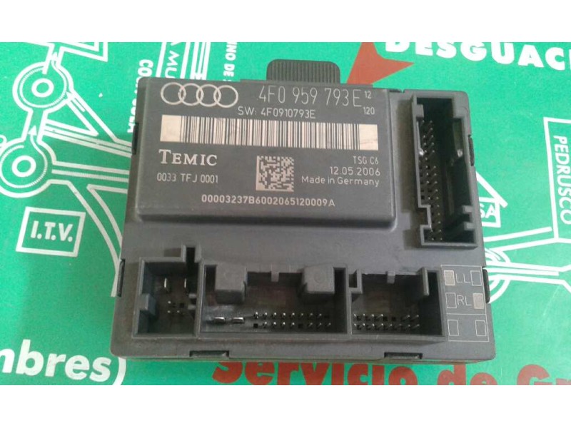 Recambio de modulo confort para audi a6 berlina (4f2) 2.7 tdi referencia OEM IAM 4F0959793E DEL-IZQ 