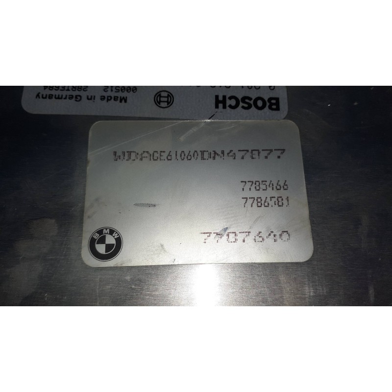 Recambio de centralita motor uce para bmw serie 7 (e38) 730d automático referencia OEM IAM 0281010314 7786581 BOSCH