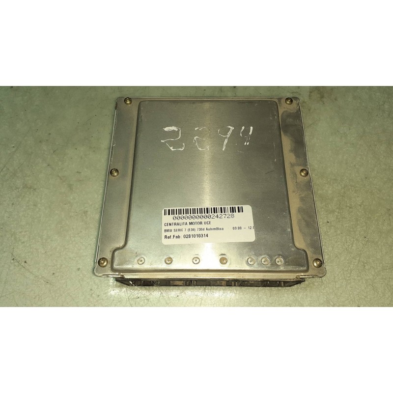 Recambio de centralita motor uce para bmw serie 7 (e38) 730d automático referencia OEM IAM 0281010314 7786581 BOSCH