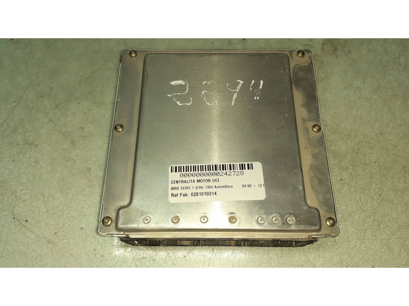 Recambio de centralita motor uce para bmw serie 7 (e38) 730d automático referencia OEM IAM 0281010314 7786581 BOSCH