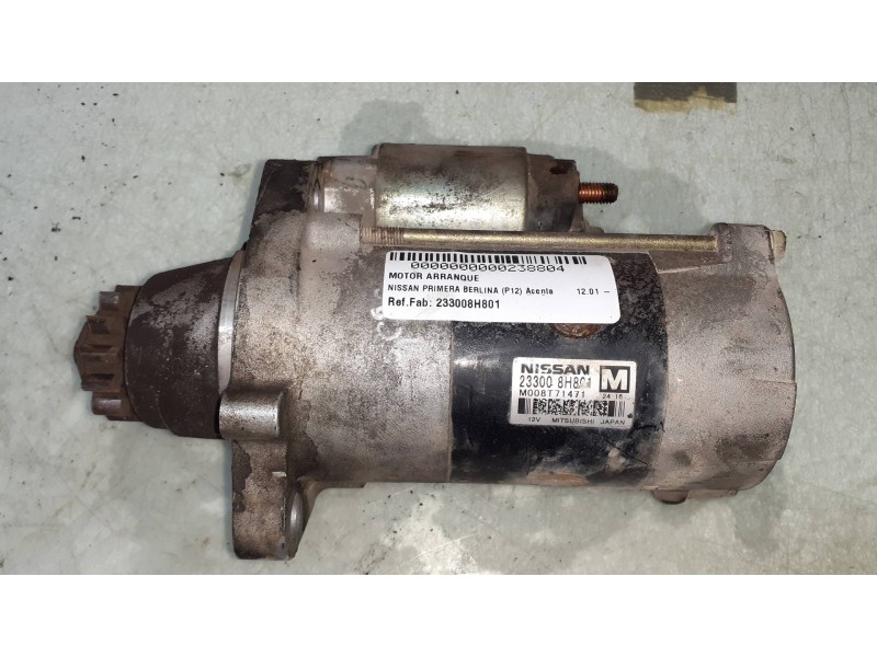 Recambio de motor arranque para nissan primera berlina (p12) acenta referencia OEM IAM 233008H801 M008T71471 MITSUBISHI
