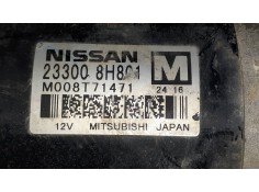 Recambio de motor arranque para nissan primera berlina (p12) acenta referencia OEM IAM 233008H801 M008T71471 MITSUBISHI 2