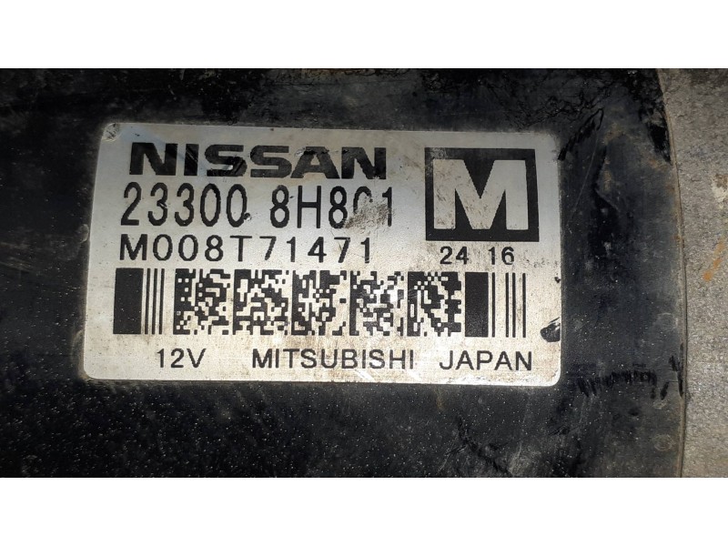 Recambio de motor arranque para nissan primera berlina (p12) acenta referencia OEM IAM 233008H801 M008T71471 MITSUBISHI