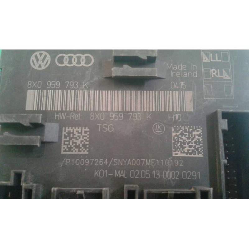 Recambio de modulo confort para audi a1 sportback (8xa) ambition referencia OEM IAM 8X0959793K DEL-IZQ LK
