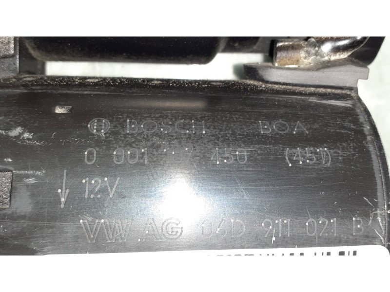 Recambio de motor arranque para audi a4 ber. (b8) básico referencia OEM IAM 0001107450 06D911021B BOSCH
