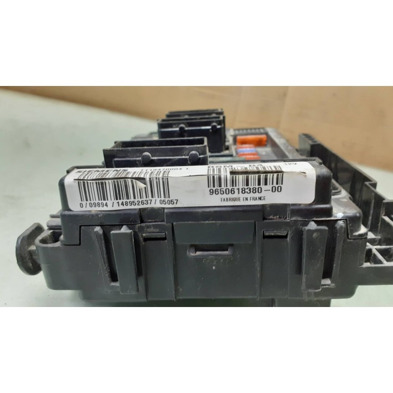 Recambio de caja reles / fusibles para citroen c3 hdi 70 furio referencia OEM IAM 965061838000 BSM - B4 SIEMENS
