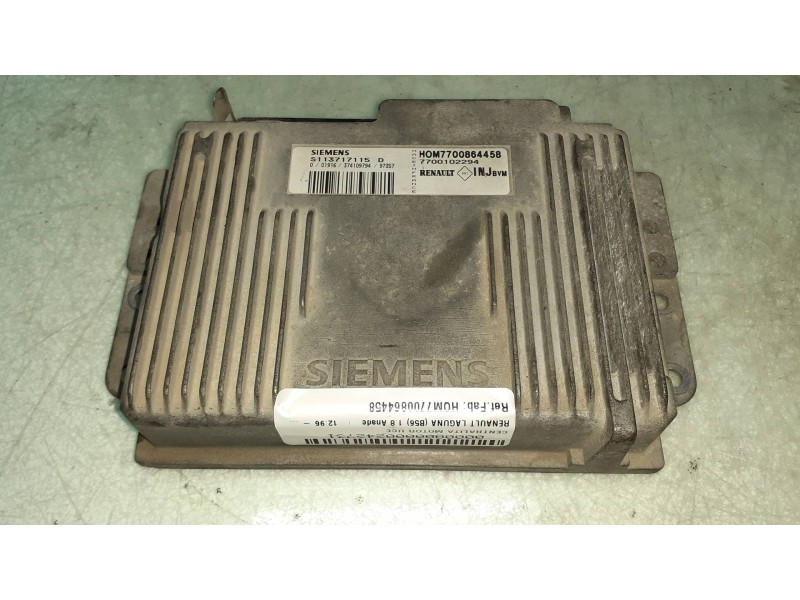 Recambio de centralita motor uce para renault laguna (b56) 1.8 anade referencia OEM IAM HOM7700864458 7700102294 SIEMENS