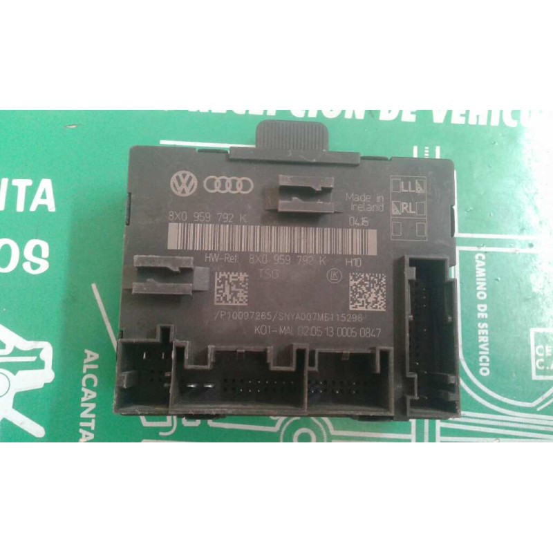 Recambio de modulo confort para audi a1 sportback (8xa) ambition referencia OEM IAM 8X0959792K DEL-DECH LK