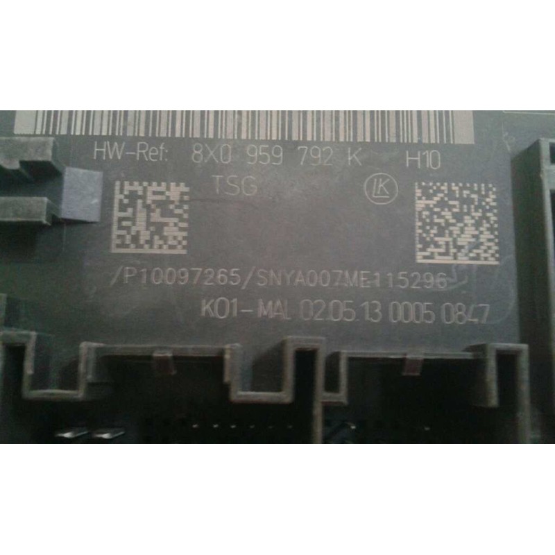 Recambio de modulo confort para audi a1 sportback (8xa) ambition referencia OEM IAM 8X0959792K DEL-DECH LK