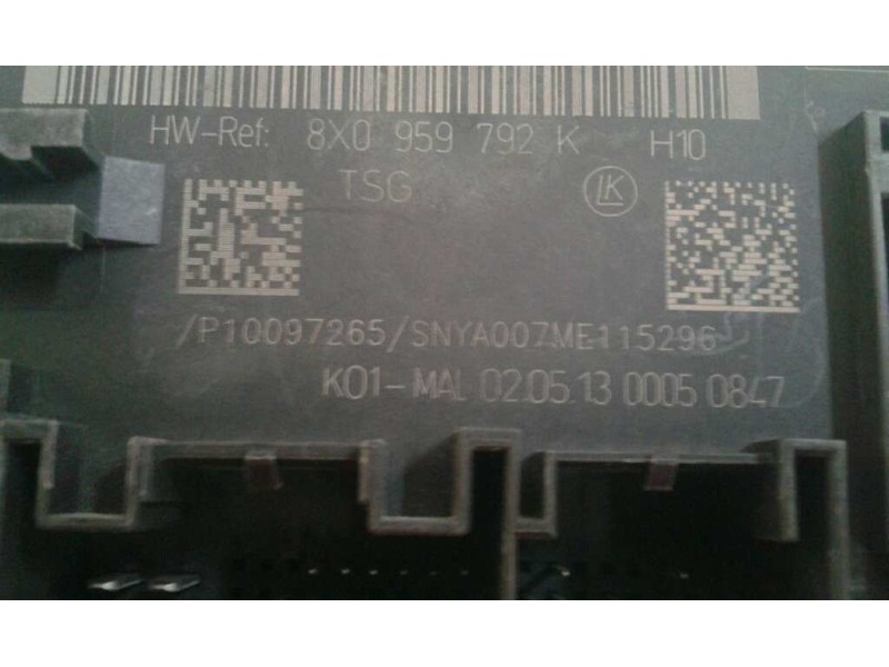 Recambio de modulo confort para audi a1 sportback (8xa) ambition referencia OEM IAM 8X0959792K DEL-DECH LK