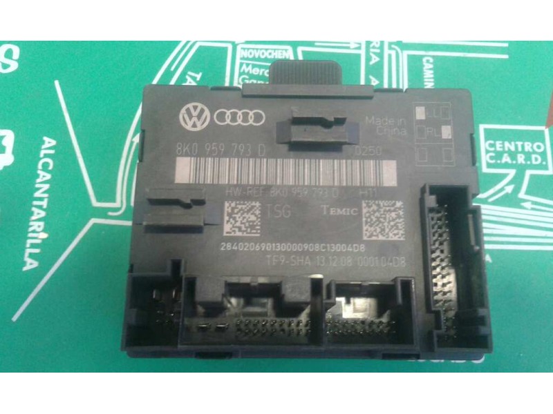 Recambio de modulo confort para audi a4 ber. (b8) básico referencia OEM IAM 8K0959793D DEL-IZQ TEMIC
