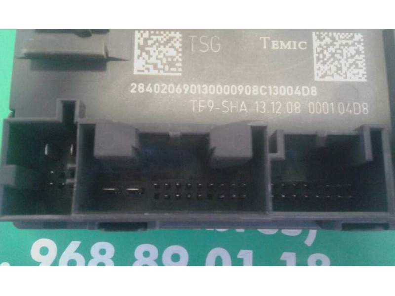 Recambio de modulo confort para audi a4 ber. (b8) básico referencia OEM IAM 8K0959793D DEL-IZQ TEMIC