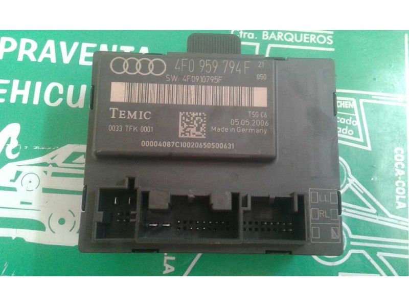 Recambio de modulo confort para audi a6 berlina (4f2) 2.7 tdi referencia OEM IAM 4F0959794F TRAS-DECH TEMIC