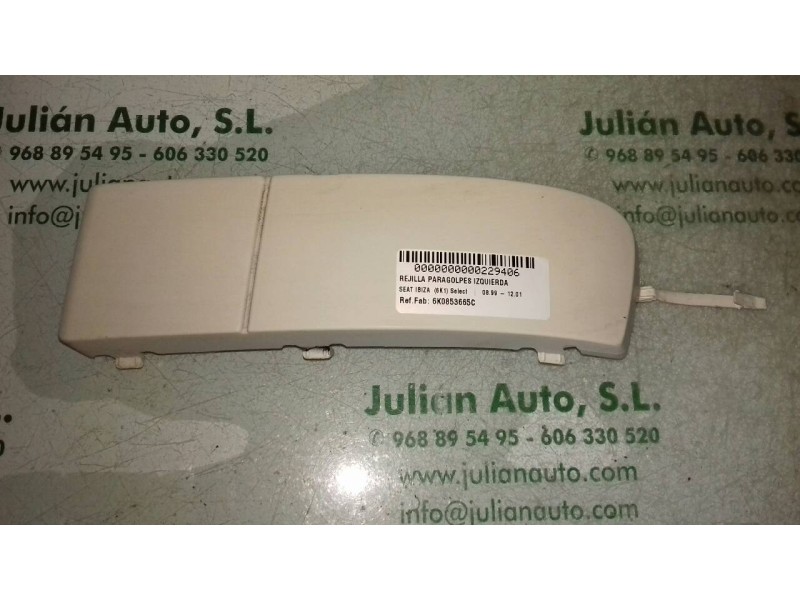 Recambio de rejilla paragolpes izquierda para seat ibiza (6k1) select referencia OEM IAM 6K0853665C  