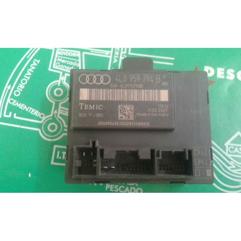 Recambio de modulo confort para audi q7 (4l) 3.0 tdi referencia OEM IAM 4L0959794B TRAS-DECH TEMIC