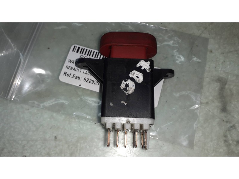 Recambio de warning para renault laguna (b56) 1.8 anade referencia OEM IAM 822955  CONECTOR 9 PINES