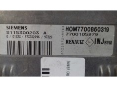 Recambio de centralita motor uce para renault megane i berlina hatchback (ba0) 1.6e alize referencia OEM IAM 7700860319 77001059 2
