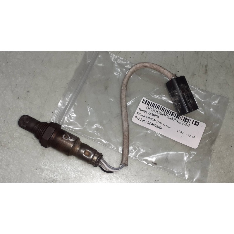 Recambio de sonda lambda para nissan qashqai (j10) acenta referencia OEM IAM 0ZA603N8  CONECTOR 4 PINES