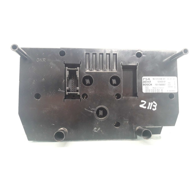 Recambio de mando climatizador para citroen xsara picasso 2.0 hdi exclusive referencia OEM IAM 96514030XT E242301 F011500007
