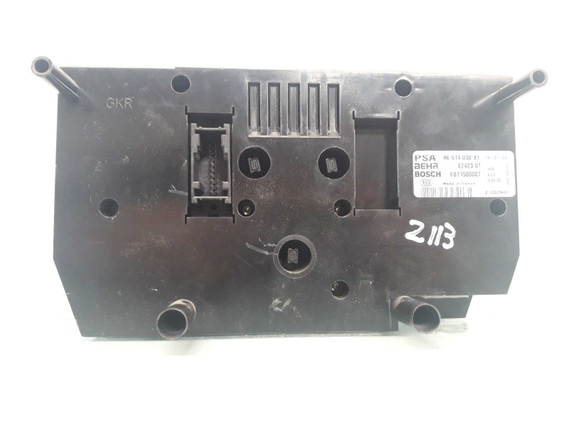 Recambio de mando climatizador para citroen xsara picasso 2.0 hdi exclusive referencia OEM IAM 96514030XT E242301 F011500007