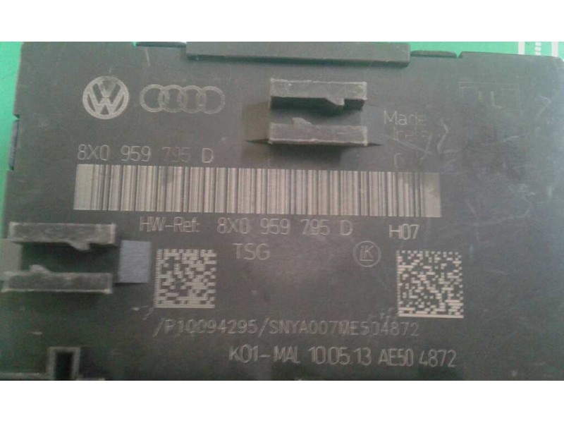 Recambio de modulo confort para audi a1 sportback (8xa) ambition referencia OEM IAM 8X0959795D TRAS-IZQ LK
