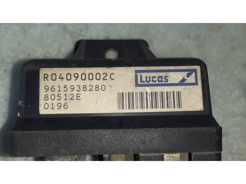 Recambio de caja precalentamiento para citroen xsara berlina 1.9 turbodiesel referencia OEM IAM 9615938280 80512E LUCAS