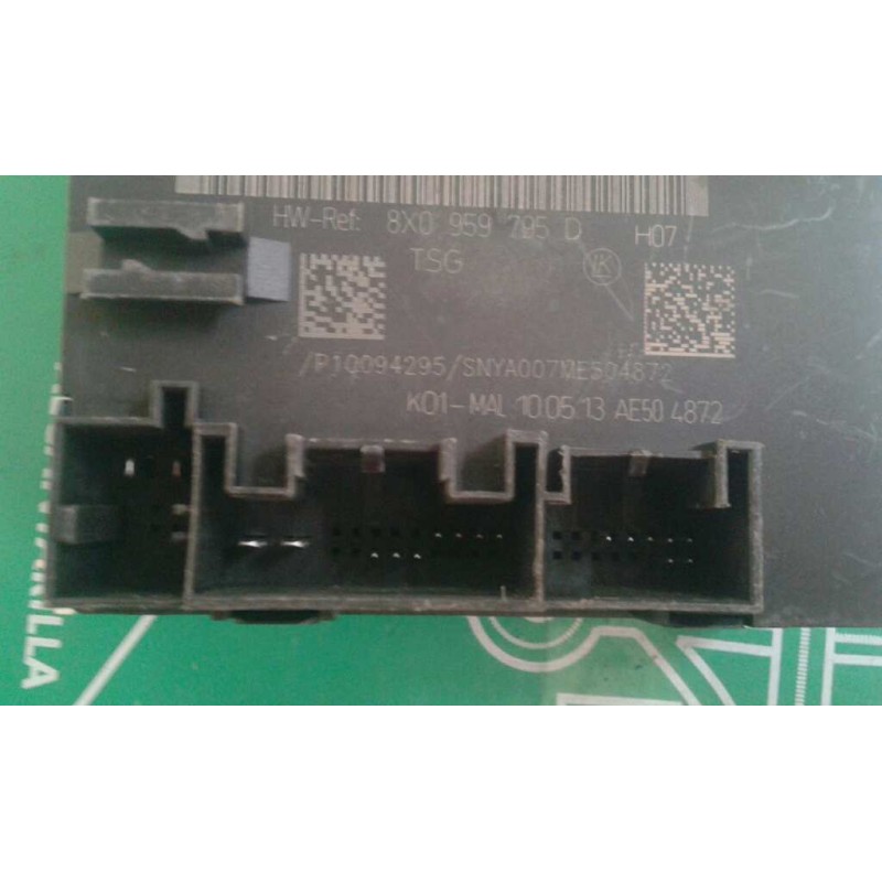 Recambio de modulo confort para audi a1 sportback (8xa) ambition referencia OEM IAM 8X0959795D TRAS-IZQ LK