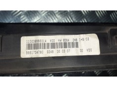 Recambio de cuadro instrumentos para citroen xsara picasso 1.6 hdi 90 lx plus referencia OEM IAM 9661734780 PSA966173780 1100089 2