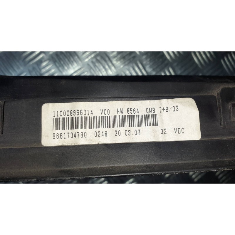 Recambio de cuadro instrumentos para citroen xsara picasso 1.6 hdi 90 lx plus referencia OEM IAM 9661734780 PSA966173780 1100089