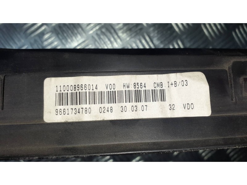 Recambio de cuadro instrumentos para citroen xsara picasso 1.6 hdi 90 lx plus referencia OEM IAM 9661734780 PSA966173780 1100089