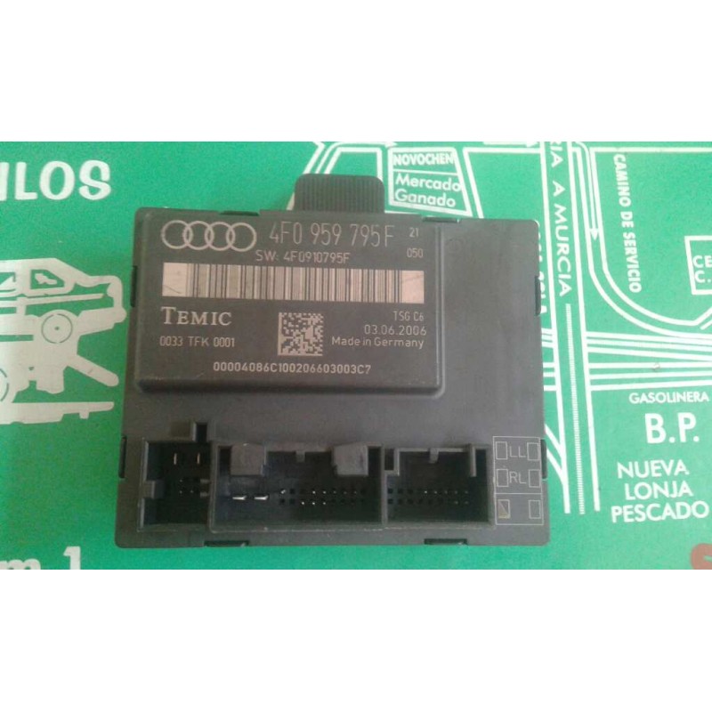 Recambio de modulo confort para audi a6 berlina (4f2) 3.0 tdi quattro (171kw) referencia OEM IAM 4F0959795F TRAS-IZQ TEMIC