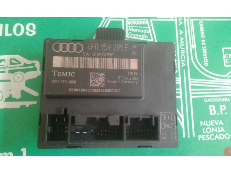 Recambio de modulo confort para audi a6 berlina (4f2) 3.0 tdi quattro (171kw) referencia OEM IAM 4F0959795F TRAS-IZQ TEMIC
