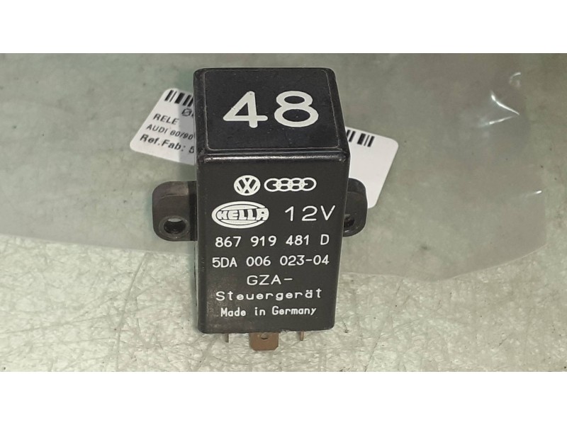 Recambio de rele para audi 80/90 (893) 1.8 referencia OEM IAM 5DA00602304 867919481D 48