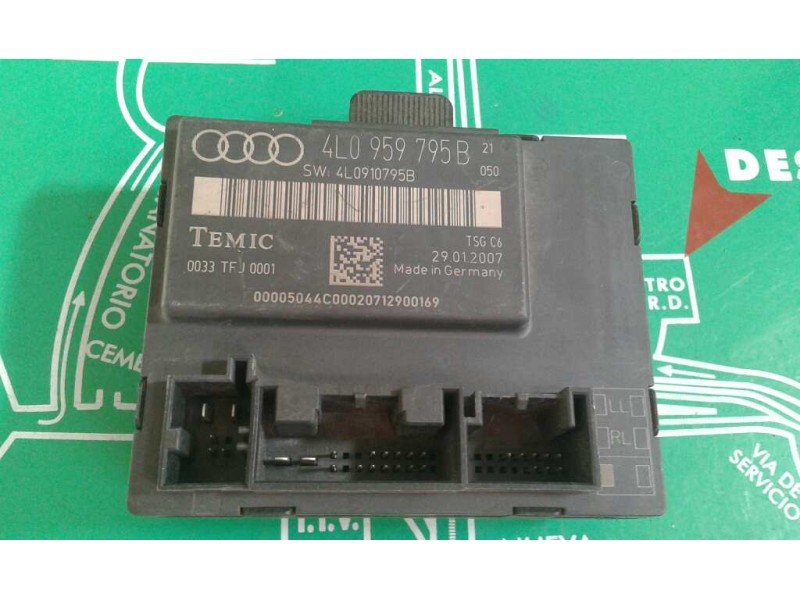 Recambio de modulo confort para audi q7 (4l) 3.0 tdi referencia OEM IAM 4L0959795B TRAS-IZQ TEMIC
