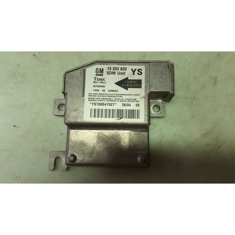 Recambio de centralita airbag para opel meriva blue line referencia OEM IAM 13203620 327963935 TEMIC