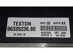Recambio de modulo electronico para citroen xsara berlina 1.9 diesel referencia OEM IAM 9633523680 84007692 TEXTON 2