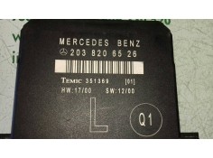 Recambio de modulo confort para mercedes-benz clase c (w203) berlina 220 cdi (203.006) referencia OEM IAM 2038206526 351369 TEMI 2