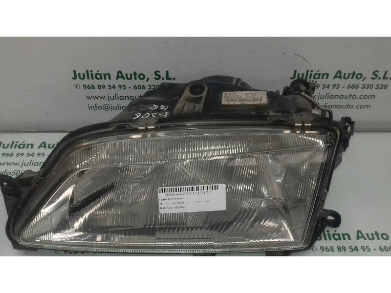 Recambio de faro izquierdo para peugeot 306 break 1.6 referencia OEM IAM 085594 0291091 0191091