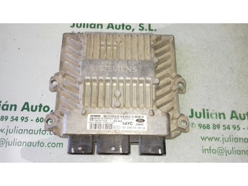 Recambio de centralita motor uce para ford fiesta (cb1) ambiente referencia OEM IAM 3S6112A650LC 5WS40140ET SIEMENS