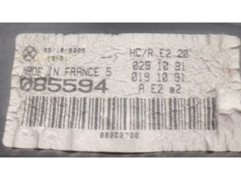 Recambio de faro izquierdo para peugeot 306 break 1.6 referencia OEM IAM 085594 0291091 0191091
