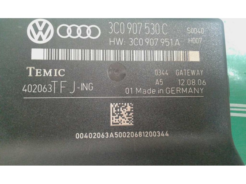 Recambio de modulo electronico para volkswagen passat berlina (3c2) advance referencia OEM IAM 3C0907530C  TEMIC