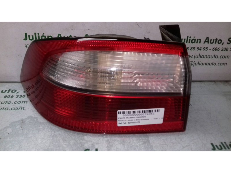 Recambio de piloto trasero izquierdo para renault laguna ii (bg0) dynamique referencia OEM IAM 8200002473 VALEO EXT - ALETA